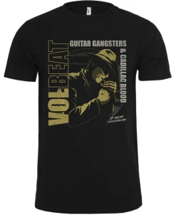 Outlet Volbeat - Guitar & Gangsters t-paita - Musta T-Paidat